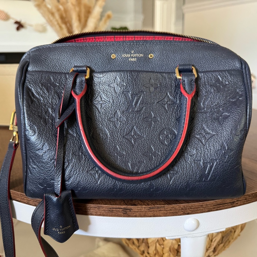 Empreinte Speedy Bandouliere 25 NM Marine Rouge